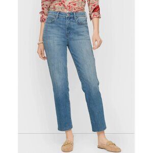 NWOT TALBOTS Womens' Atlas Wash Modern Ankle High Rise Jeans Size 14 Petite